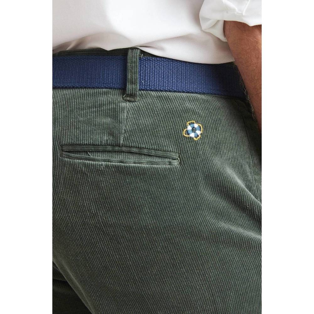NEW CASTAWAY beachcomber corduroy pants in olive - Picture 3 of 3
